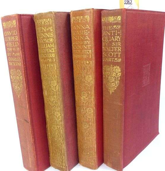 SET OF FOUR ANTIQUE POETRY BOOKS