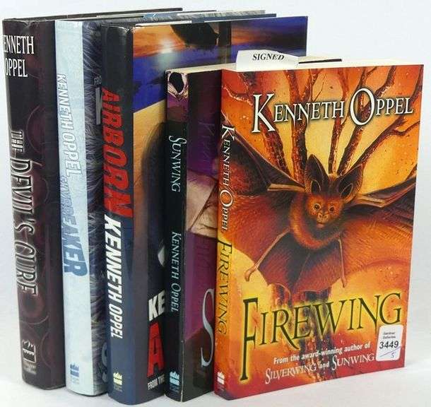 5 KENNETH OPPEL SIGNED NOVELS