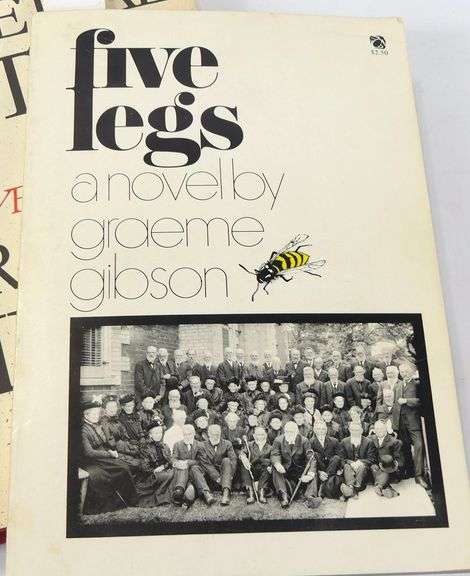 TWO SIGNED NOVELS BY CANADIAN AUTHOR GRAEME GIBSON