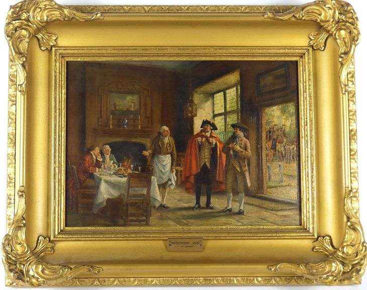 CANVAS PRINT DISPLAYED IN AN EXCEPTIONAL ANTIQUE FRAME