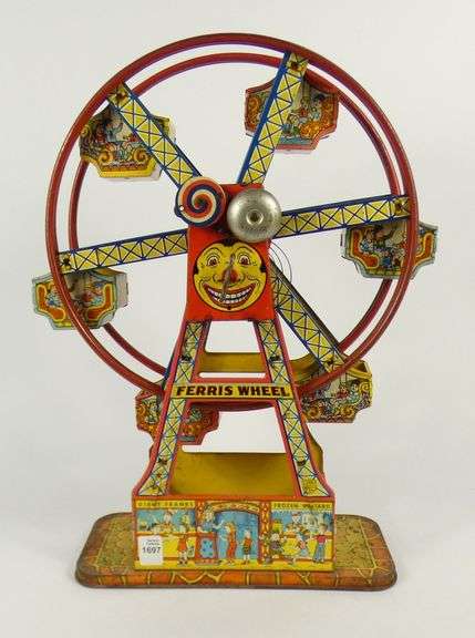 TOY TIN FERRIS WHEEL