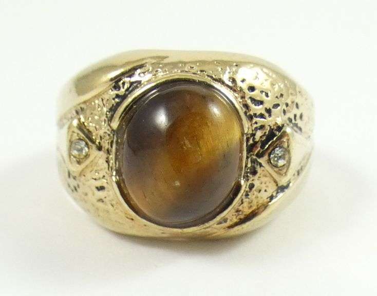 MEN'S VERY HEAVY GOLD RING