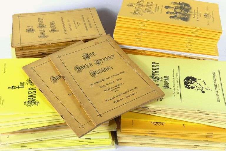 ENORMOUS COLLECTION OF "THE BAKER STREET JOURNAL", NEW YORK IRREGULARS