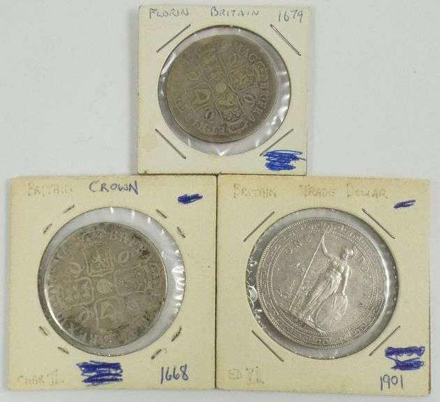 3 BRITISH COINS