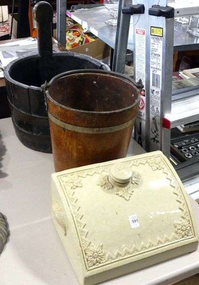 TWO BUCKETS AND FOOT WARMER