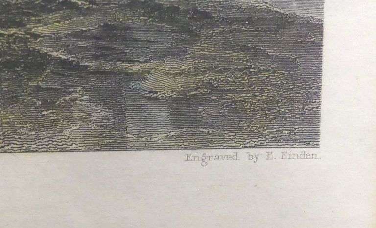 FIVE EDWARD FINDON COLOURED ENGRAVINGS