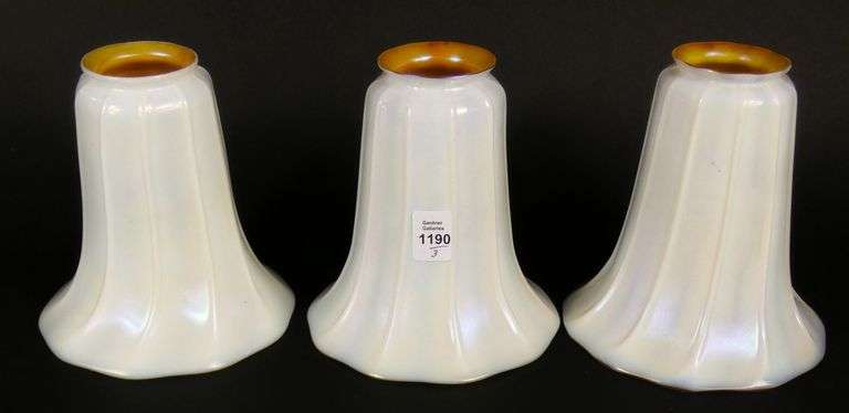 SET 3 GLASS SHADES
