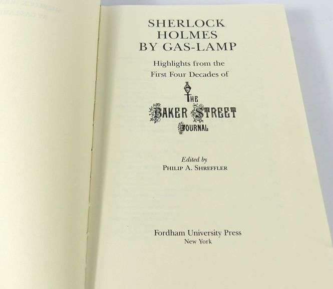 "SHERLOCK HOLMES" BY GAS-LAMP