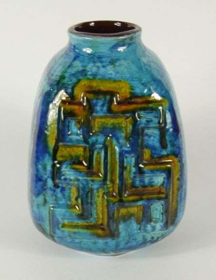 WEST GERMAN ART POTTERY VASE