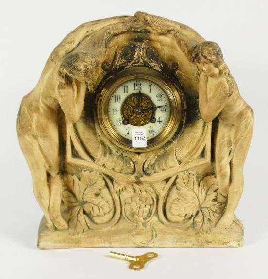 ART NOUVEAU MANTEL CLOCK