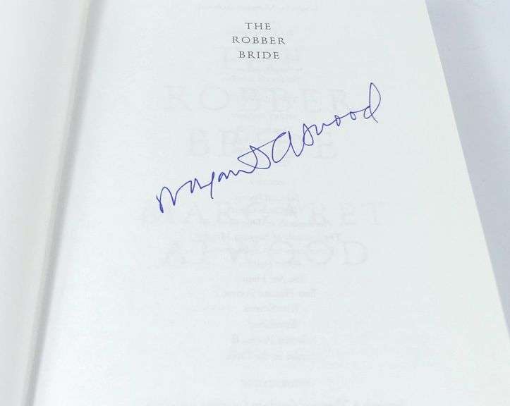 MARGARET ATWOOD "THE ROBBER BRIDE" FIRST EDITION, SIGNED