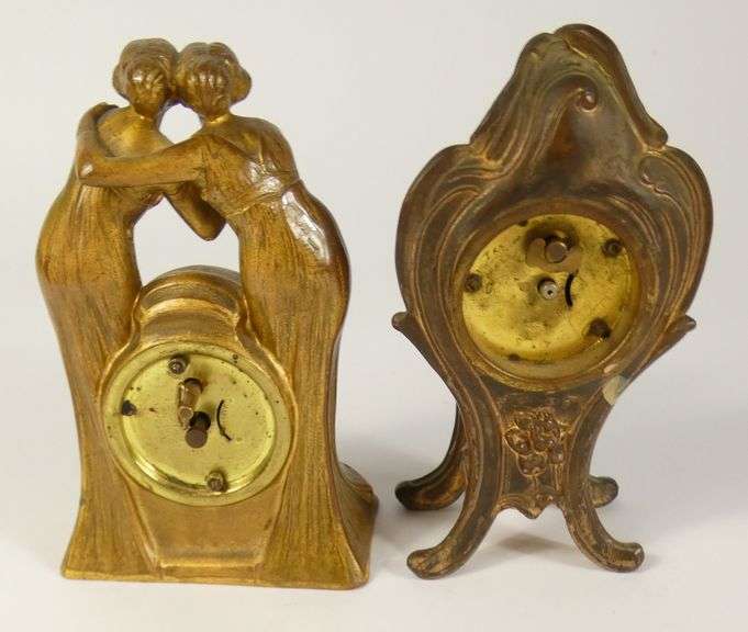 2 BOUDOIR CLOCKS