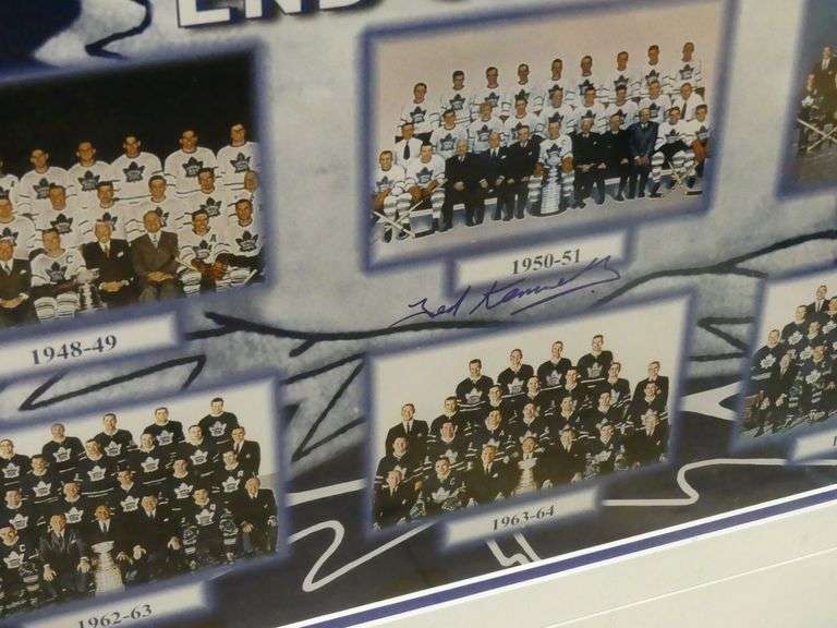 AUTOGRAPHED "TORONTO MAPLE LEAFS" PRINT AND BOBBY ORR PRINT