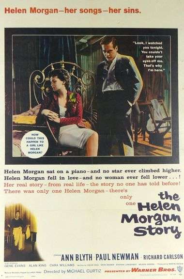 MOVIE POSTER "THE HELEN MORGAN STORY"