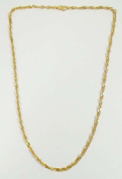 CHAIN OF ALMOST PURE GOLD