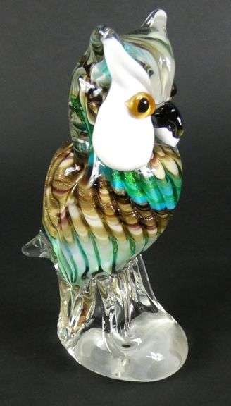 2 GLASS FIGURINES