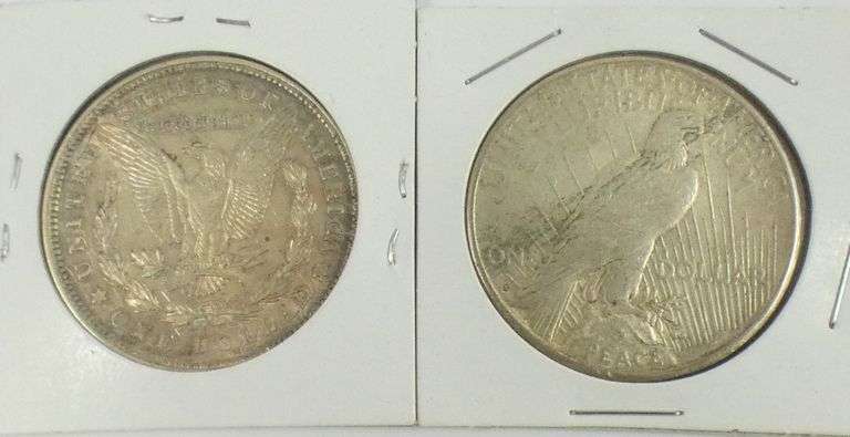 2 U.S. SILVER DOLLARS