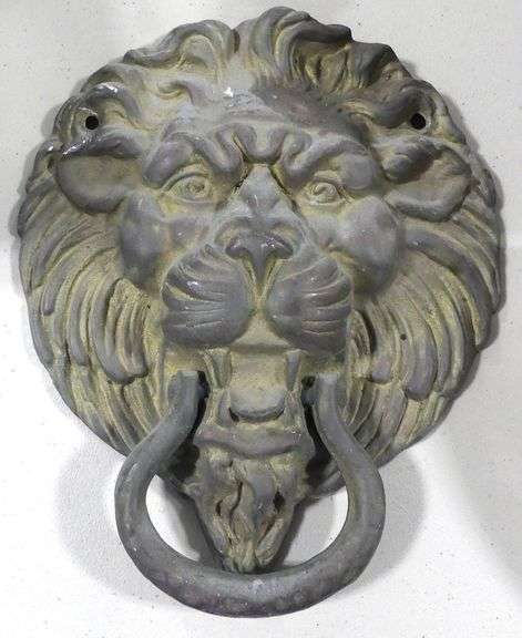 DOOR KNOCKER AND GARDEN PLAQUE