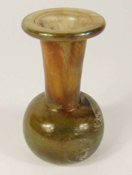 ANICENT GLASS VASE OR BOTTLE