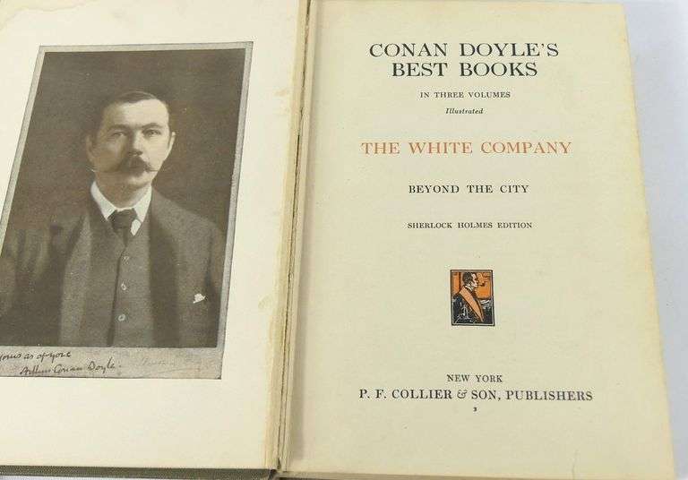 3 VINTAGE BOOKS INCLUDING SHERLOCK HOLMES