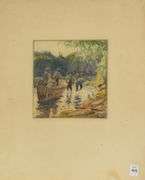 PAIR OF T.W. MCLEAN WATERCOLOURS