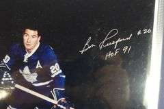 BINDER OF TORONTO MAPLE LEAFS AUTOGRAPHED PHOTOS