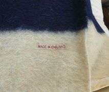 ENGLISH WOOL BLANKET