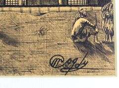 PAIR MIDDLE EASTERN INK DRAWINGS