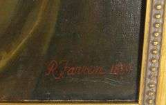 LARGE OIL ON CANVAS BY ROBERT FERRAN