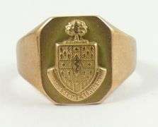 GOLD SCHOOL RING