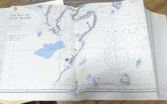 MAPS AND STAINED GLASS MAKING ITEMS