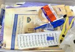 MAPS AND STAINED GLASS MAKING ITEMS