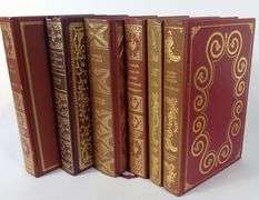 9 LEATHER BOUND VOLUMES