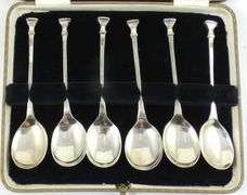 SET OF STERLING COFFEE SPOONS