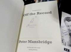AUTOGRAPHED PHOTOS AND BOOKS