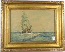 PAIR WATERCOLOURS BY J. BRILL