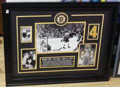 AUTOGRAPHED "TORONTO MAPLE LEAFS" PRINT AND BOBBY ORR PRINT