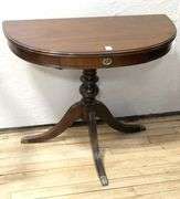 DEMI-LUNE CONSOLETTE TABLE