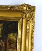 CANVAS PRINT DISPLAYED IN AN EXCEPTIONAL ANTIQUE FRAME