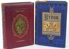 19TH CENTURY LORD BYRON & TENNYSON VOLUMES