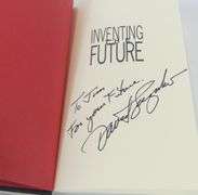 SIGNED DAVID SUZUKI BOOK "INVENTING THE FUTURE"