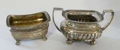 ANTIQUE SILVER AND SILVER PLATE