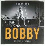 AUTOGRAPHED BOBBY ORR COLLAGE AND BOOK