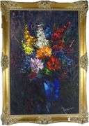 LARGE EXPRESSIONIST OIL