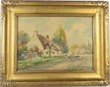 PAIR WATERCOLOURS BY J. BRILL