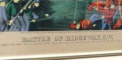 "BATTLE OF RIDGEWAY" FRAMED PRINT