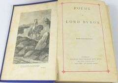 19TH CENTURY LORD BYRON & TENNYSON VOLUMES