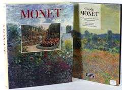 TWO CLAUDE MONET ART BOOKS