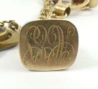GOLD BRACELET & FOBS