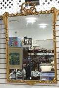 LARGE GILTWOOD WALL MIRROR